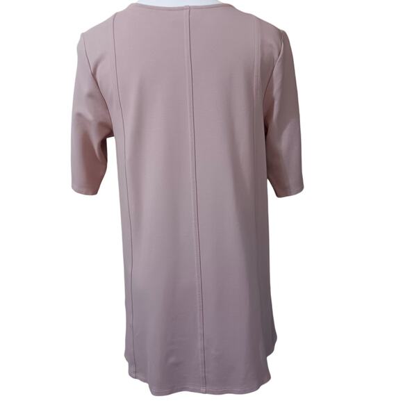 J. JILL Wearever Thick Knit Tunic Top SOFT Small Mauve Flattering Classic Staple - Picture 2 of 8